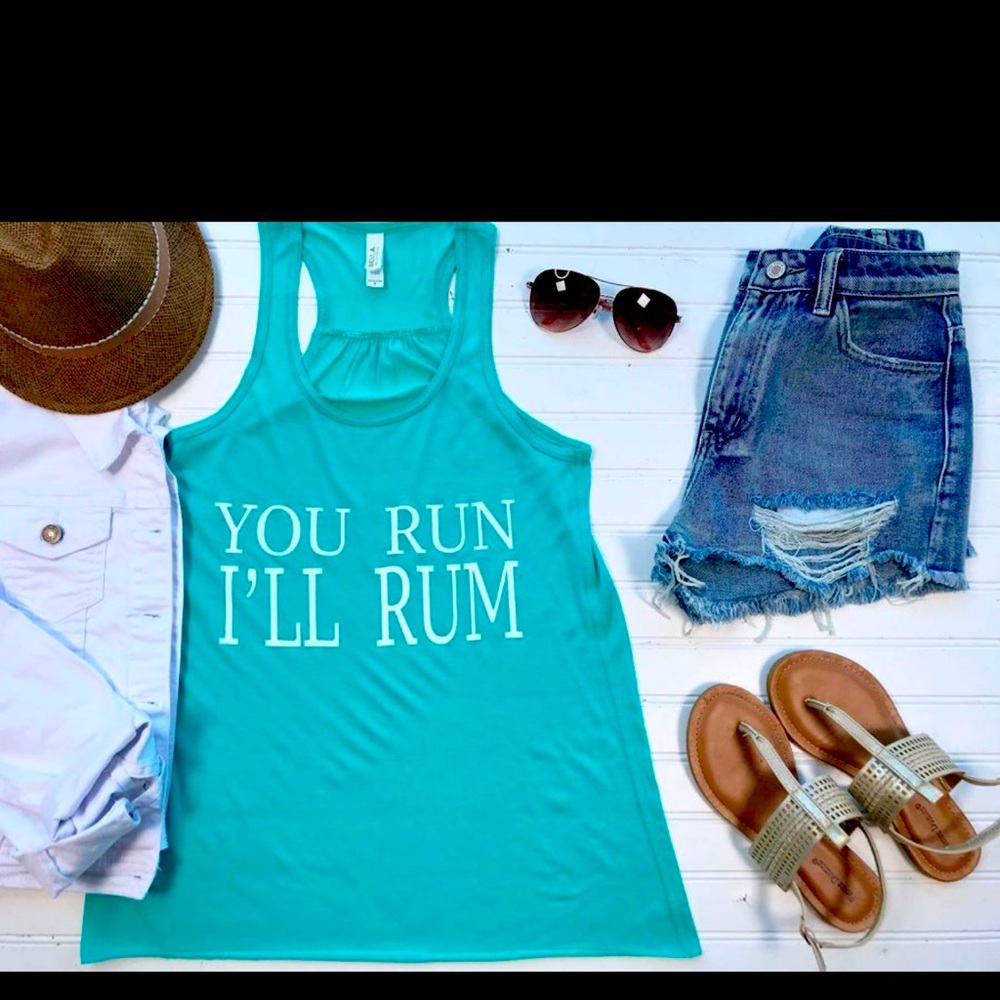 You Run, I’ll Rum BELLA + CANVAS Graphic Tank